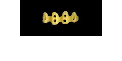 Cod.E4 f Upper Anterior: 10x  hollow pontics blocks-frames, (12-22), carved to fit into wax veneers Cod.E4Upper Anterior, MEDIUM, (13-23), for porcelain pressed to metal bridgework